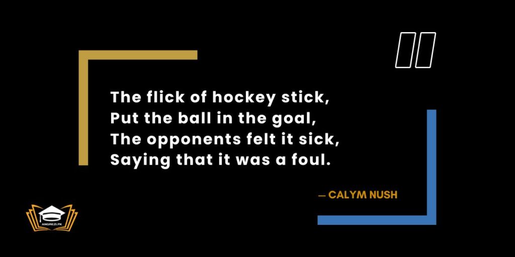 quotation for essay hockey match