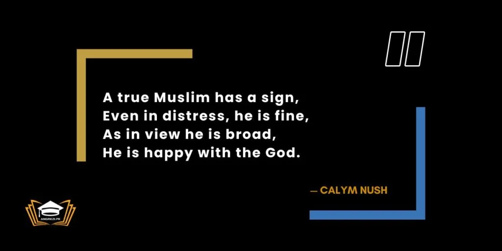 a true muslim essay quotes