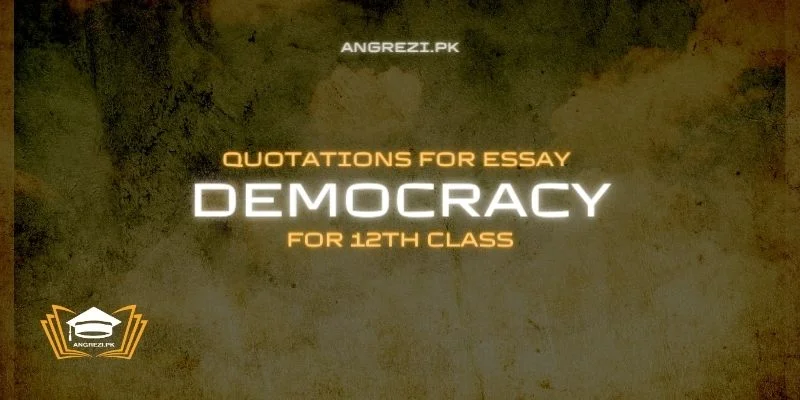 Quotations For Essay Democracy